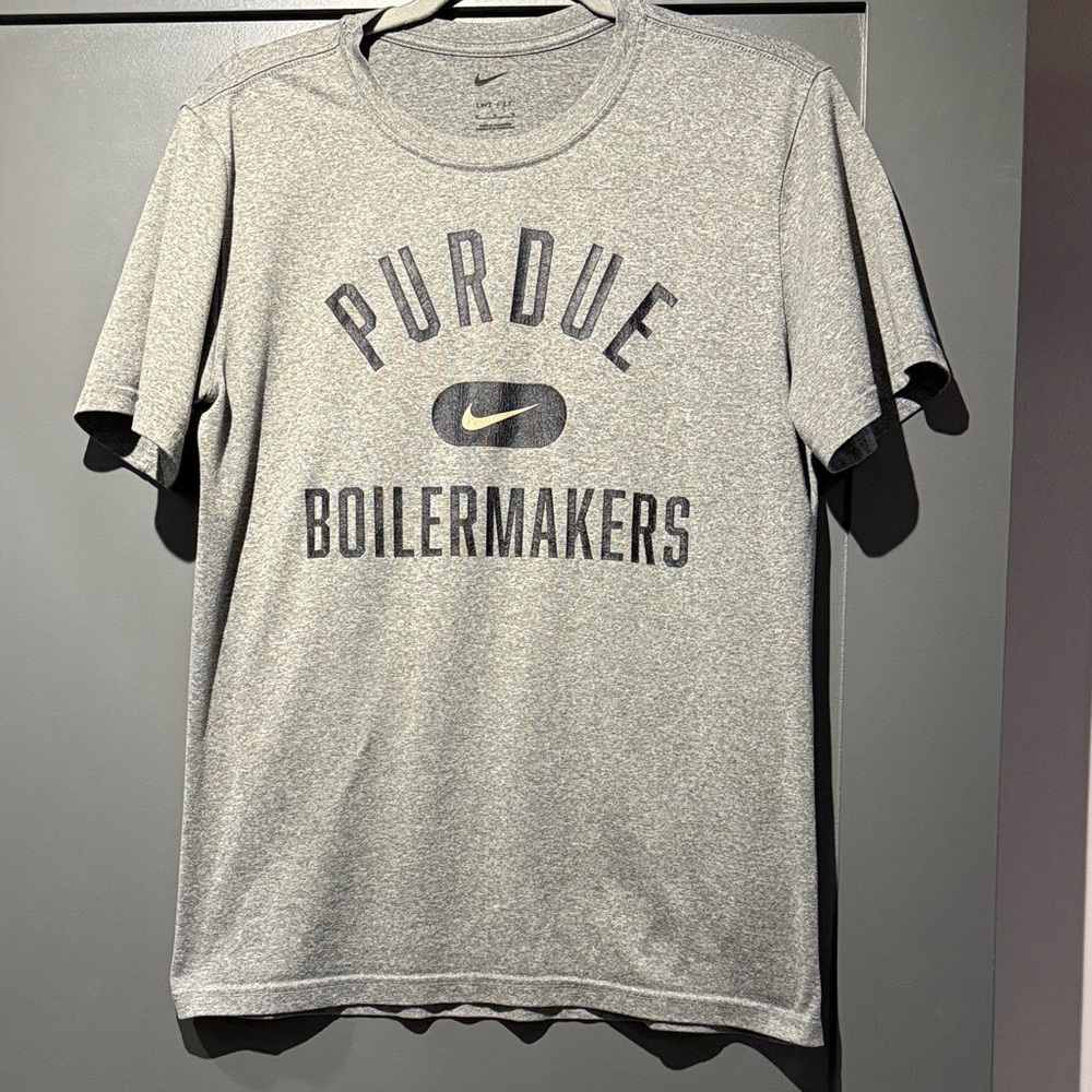 Nike Gray Purdue Boilermakers Tee
